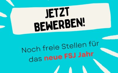 Freie Plätze im Freiwilligen Sozialen Jahr – Jetzt bewerben!