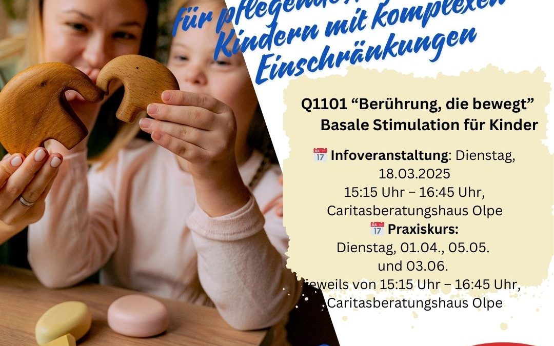 Neues Kursangebot für pflegende Angehörige von Kindern mit komplexen Einschränkungen: „Berührung, die bewegt“